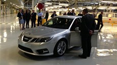 První vyrobený Saab po zmn vlastníka