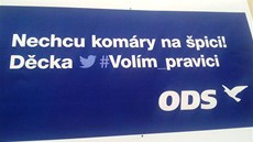 Nová podoba pedvolebního billboardu ODS (19. záí 2013) 