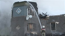 Poár v psychiatrické léebn v ruské Luce vypukl v noci. Hasii byli na míst...