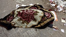 Tlo obti pestelky rebel a vládních vojsk u Aleppa (18. záí 2013)