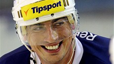 Obránce Tomáš Kaberle po návratu z NHL nastoupil do přípravy hokejistů Kladna. 