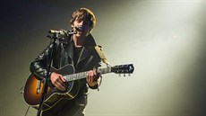Jake Bugg na vystoupení v rámci iTunes festivalu v londýnském klubu Roundhouse.