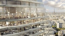 Nový mrakodrap má mít v pízemních ástech luxusní obchody a restaurace, ve...