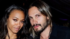 Zoe Saldana a Marco Perego (19. kvtna 2013)