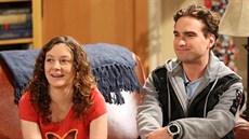 Sara Gilbertová a Johnny Galecki v seriálu Teorie velkého tesku (2007)