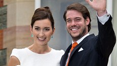 Lucemburský princ Félix a Claire Lademacherová mli civilní satek 17. srpna...