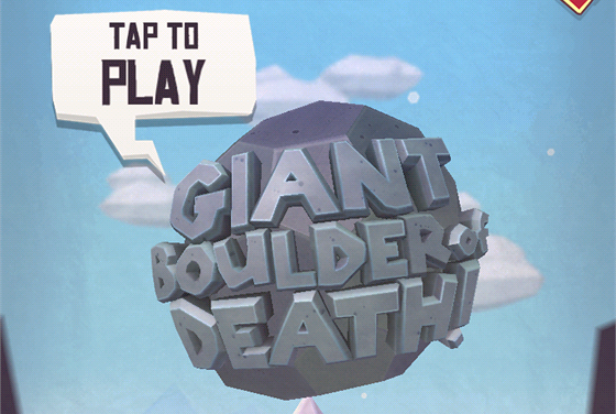 Ikona titulu Giant Boulder of Death vyuívá zkratku GBOD.