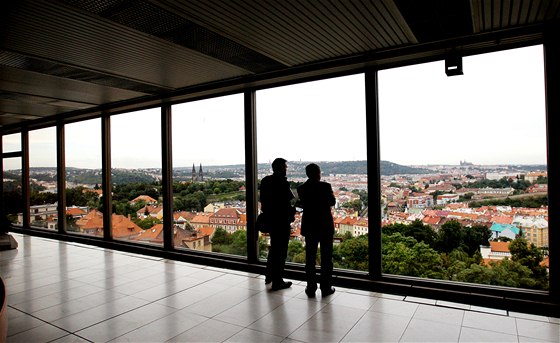 The congress center has an absolutely unique view of Prague. 