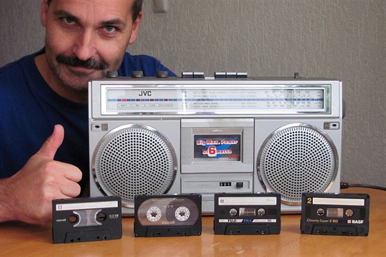 Stereo radio cassette recorder JVC RC-555L,  zakoupen v Tuzexu v roce 1983, to...