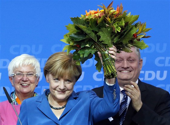 Angela Merkelová přesvědčivě vyhrála německé volby.