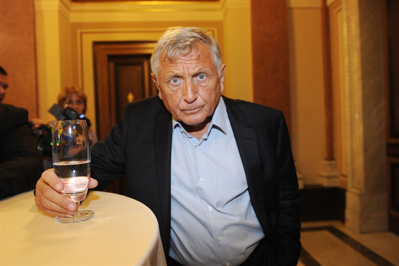 Ji�í Menzel na premié�e svého posledního filmu Don�ajni