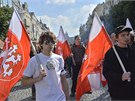 Svatováclavská manifestace, kterou poádali pravicoví extremisté, se konala