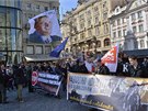 Svatováclavská manifestace, kterou poádali pravicoví extremisté, se konala