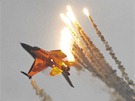 Letooun F-16 nizozemského letectva během vystoupení na Dnech NATO v Ostravě