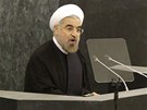 Nový prezident Íránu Hasan Rúhání vystoupil v New Yorku na zasedání Valného