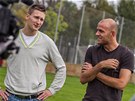 Fotbaloví útoníci Milan koda (vlevo) a Roman Bedná se podílí na projektu Mj