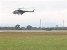 Transportn vrtulnky armdy se rozlouily s letitm v Bochoi peletem nad...