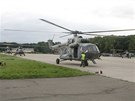 Transportn vrtulnky armdy se rozlouily s letitm v Bochoi peletem nad...