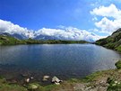 Pod jezerem Lac Blanc je ve výce piblin 2 200 m malé bezejmenné jezírko,...