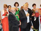 Jií Menzel na premiée Donajn v praském Rudolfinu