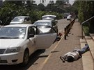 Útok islamist na nákupní centrum v keském hlavním mst Nairobi. (21. 9. 2013)