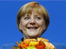Kancléka Angela Merkelová má po zveejnní prvních výsledk parlamentních