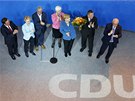 Angela Merkelová a její konzervativci po zveejnní prvních výsledk