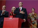 Sociální demokrat Peer Steinbrück a lenové jeho SPD byli hlavními vyzyvateli