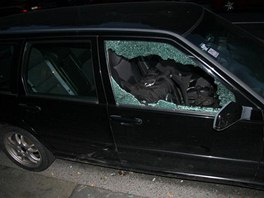 Majitel vozidla přistihl zloděje, který se mu pokoušel vykrást auto.