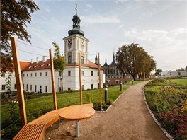 Zrekonstruované zahrady Jezuitské koleje v Kutné Hoe nabízejí nov i píjemné...