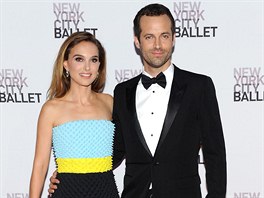 Natalie Portmanová a Benjamin Millepied (19. zá�í 2013)