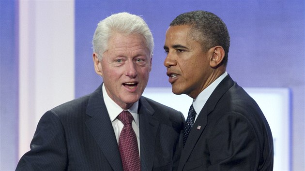 Bill Clinton a Barack Obama (25. září 2013)