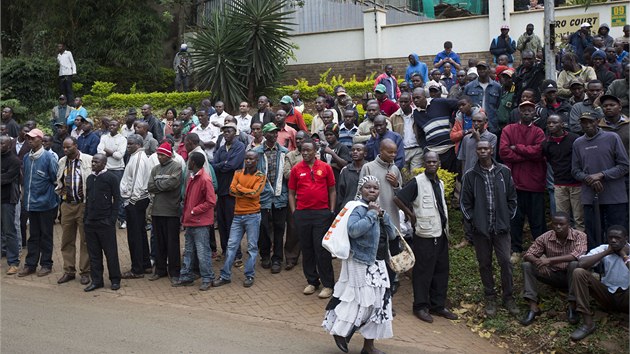 tok islamist na nkupn centrum v keskm hlavnm mst Nairobi. (21. 9. 2013)