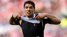 KANONÝR. Luis Suárez pomohl fotbalistm Liverpoolu k výhe nad Sunderlandem