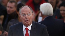 Kancléský kandidát nmeckých sociálních demokrat Peer Steinbrück na velkém...