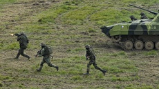 Ukázka ztee mechanizované jednotky bhem Dn NATO v Ostrav