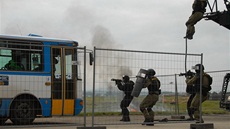 Zásah policejních protiteroristických jednotek na Dnech NATO v Ostrav