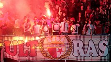 Radikální jádro fanou�k� fotbalové Slavie (ilustra�ní snímek)