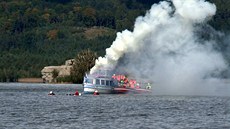 Záchranná akce na Machov� Jeze�e