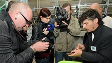 Novináři si prohlédli nové centrum ve Vodňanech.