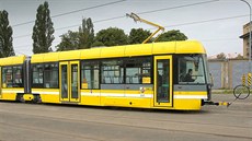 Nová tramvaj Vario LF 2/2 plus zane brzy vozit cestující v Plzni. Souprava má...