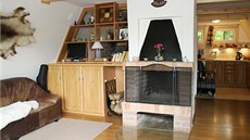 Chata není velká, pro víkendové pobyty nebo dovolenou vak nová kuchyn i malý