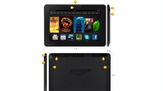 Vybavení tabletu Amazon Kindle Fire HDX se 7palcovou úhlopíkou