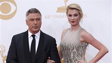 Alec Baldwin a jeho dcera Ireland na Emmy Awards (Los Angeles, 22. záí 2013)