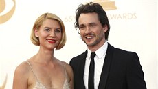 Claire Danesová a její manel Hugh Dancy na Emmy Awards (Los Angeles, 22. záí...