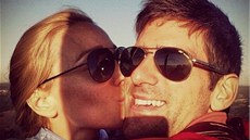 Jelena Ristiová a Novak Djokovi se zasnoubili 25. záí 2013.