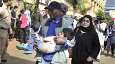 Útok islamist� na nákupní centrum v ke�ském hlavním m�st� Nairobi. (21. zá�í