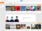 Hudba Google Play - domovská stránka