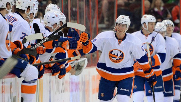 Radost hokejist New York Islanders.