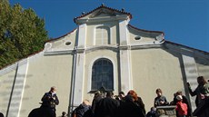 Kostel na Kemeníku u Pelhimova.